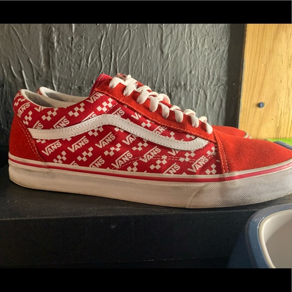Red checkered vans - Picture 2 of 7